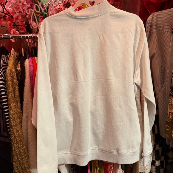 Ashley Stewart Classic White Bomber Jacket - Picture 3 of 3